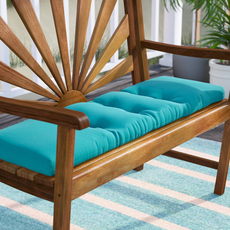 Highland Dunes Tufted Indoor/Outdoor Bench Cushion & Reviews Wayfair.ca